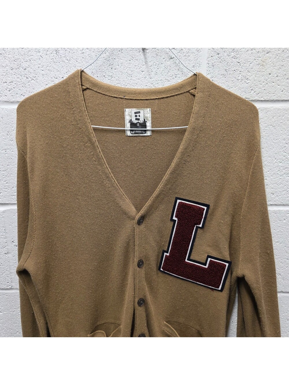 Furst Of A Kind Sweater Varsity Cardigan  Hobo Chic One Size XL  23x29